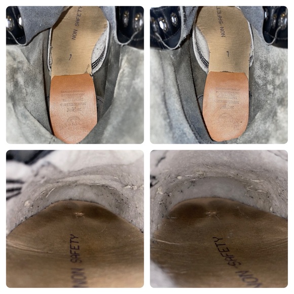 Vintage Dr. Martens England 1919 Black Holy Grail Envy Quad Platform Boots UK 7 - Picture 16 of 16